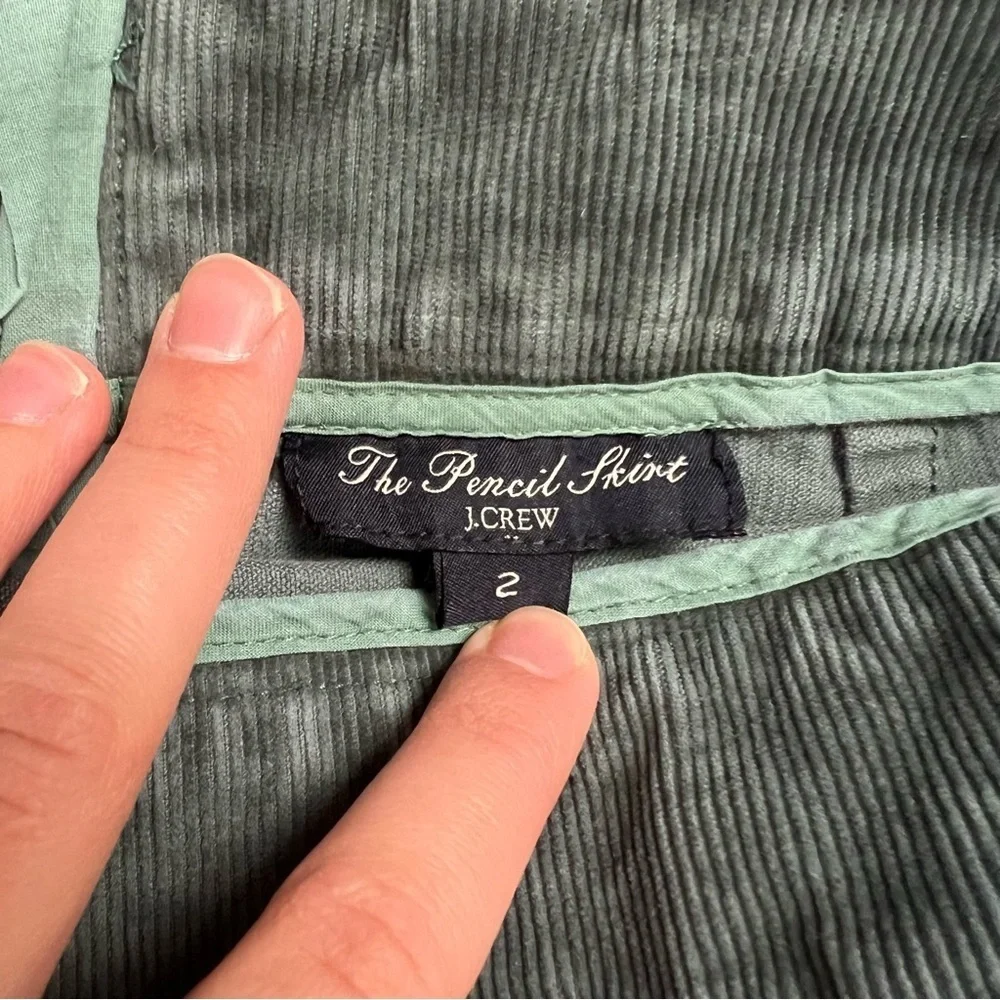 J.Crew Textured Green Skirt